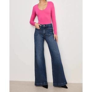 *NWOT* Good American Palazzo Jeans Indigo